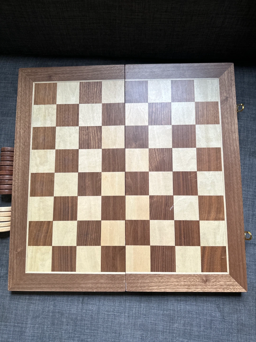 Wooden Chess Set with Folding Board - photo 3