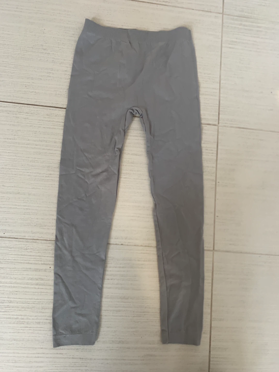 Justice Girls Grey Leggings Size L