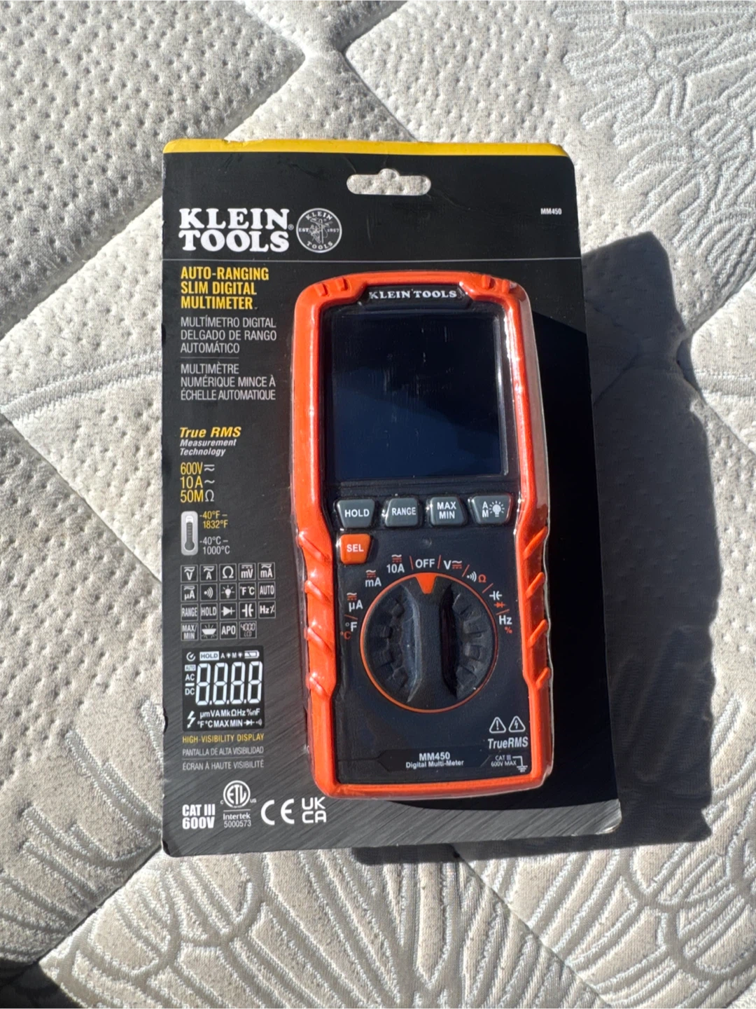 Klein Tools MM450 Auto-Ranging Slim Digital Multimeter