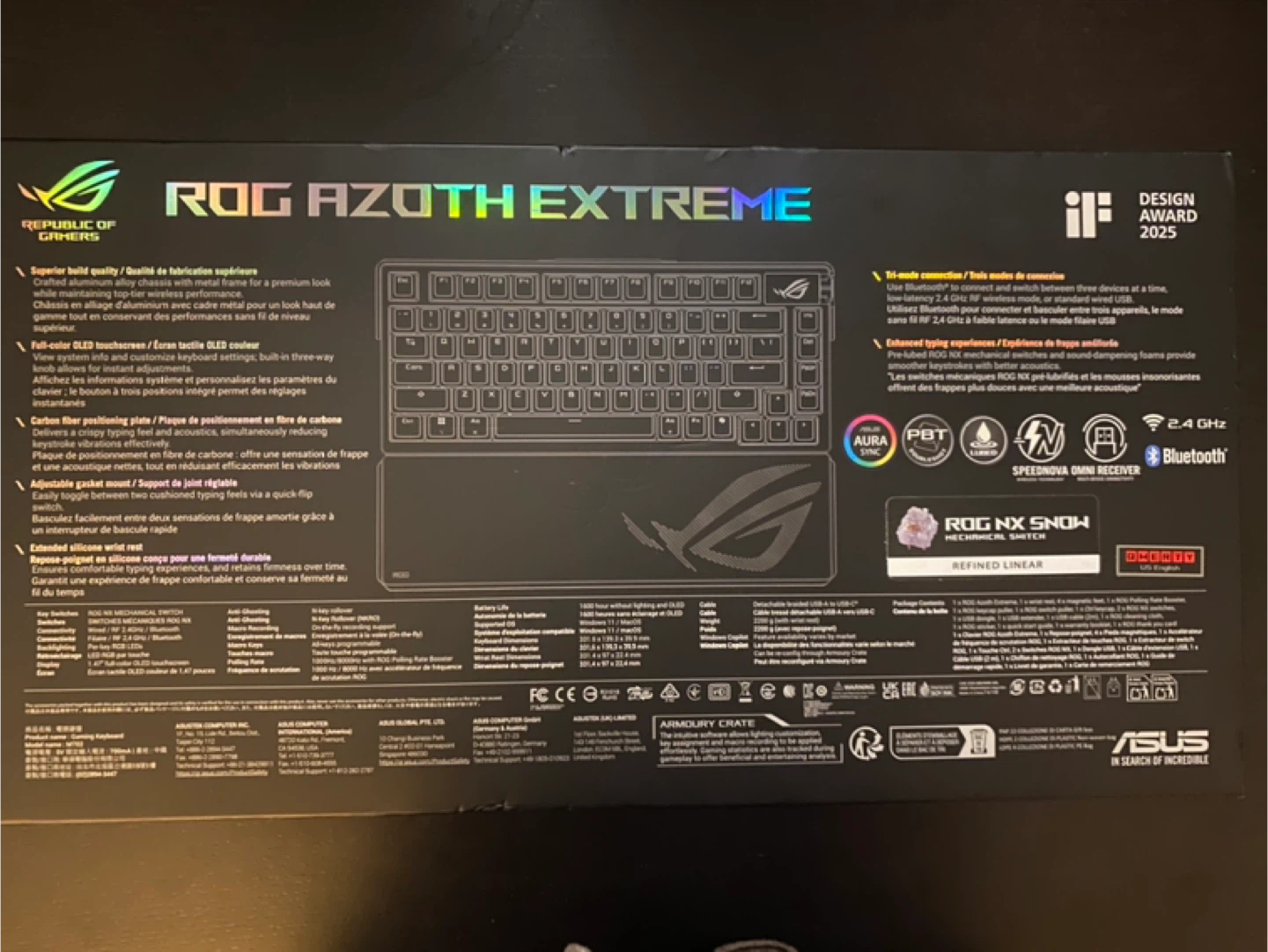 ONLY $440 for NEW ASUS Azoth EXTREME - photo 2
