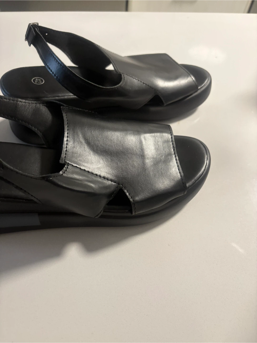 Sandales neuves noires taille 42 - photo 5