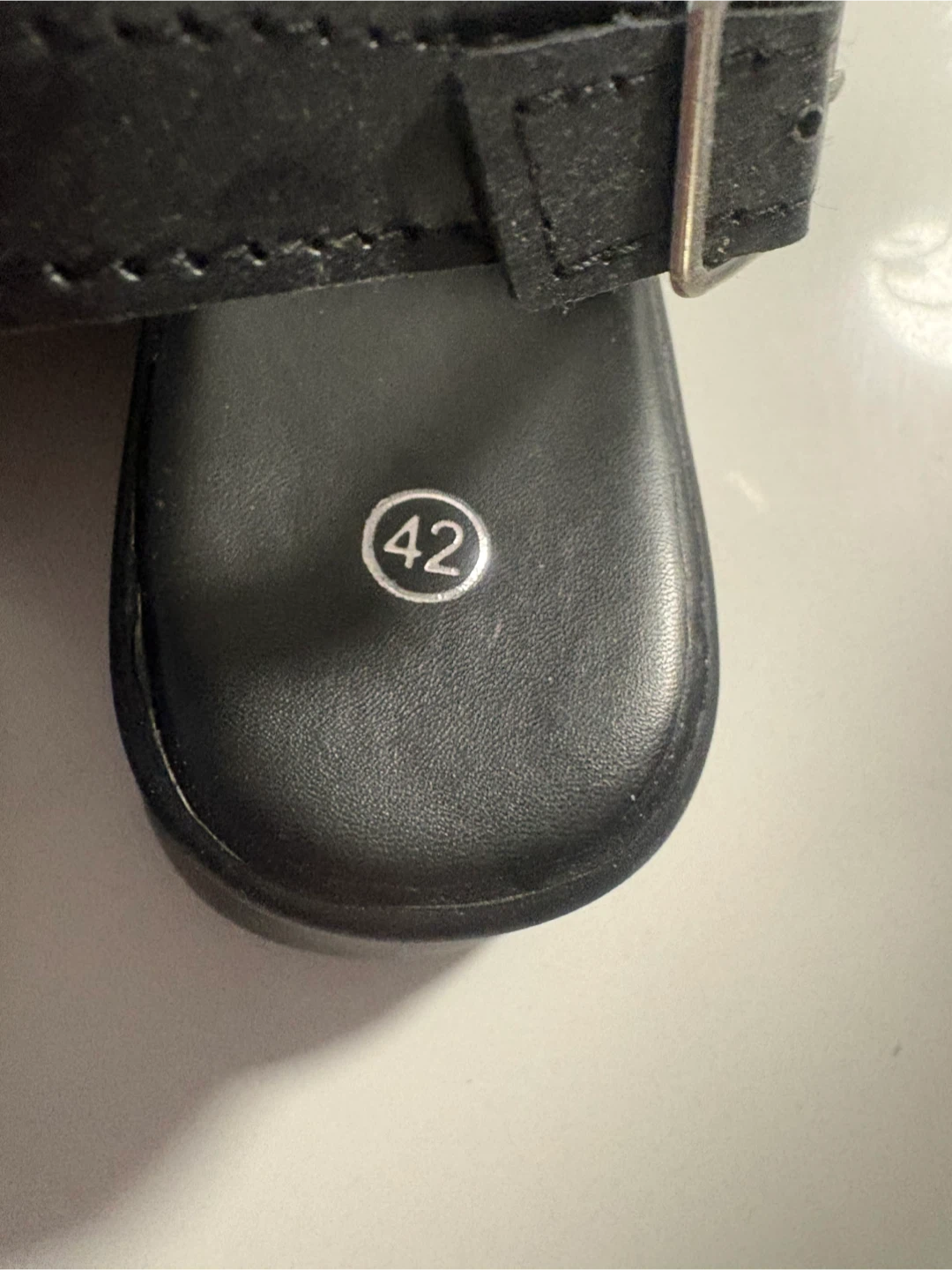 Sandales neuves noires taille 42 - photo 3