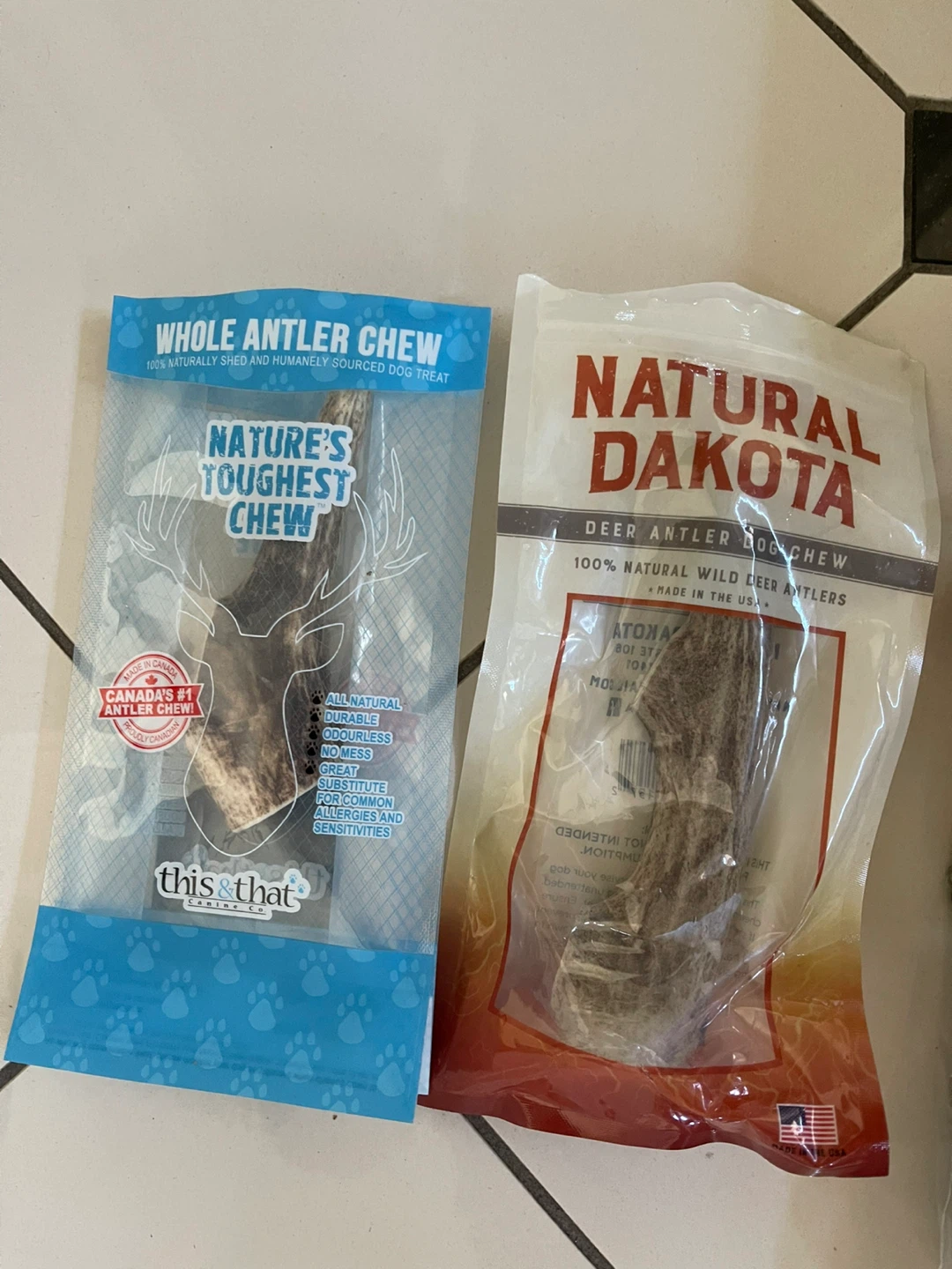 One Lot of Dog Dental Treats and Antler Chews - photo 4