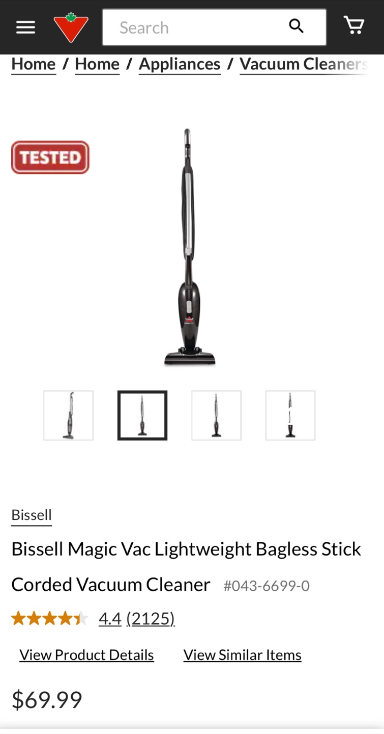 Bagless Stick Corded Vacuum Cleaner - photo 3