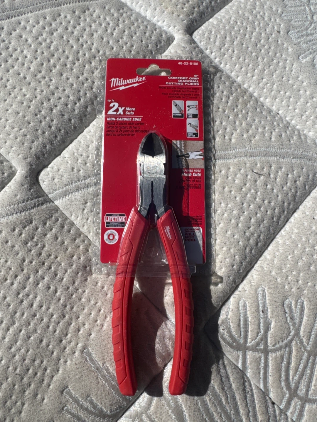 Milwaukee 6" Comfort Grip Diagonal Cutting Pliers