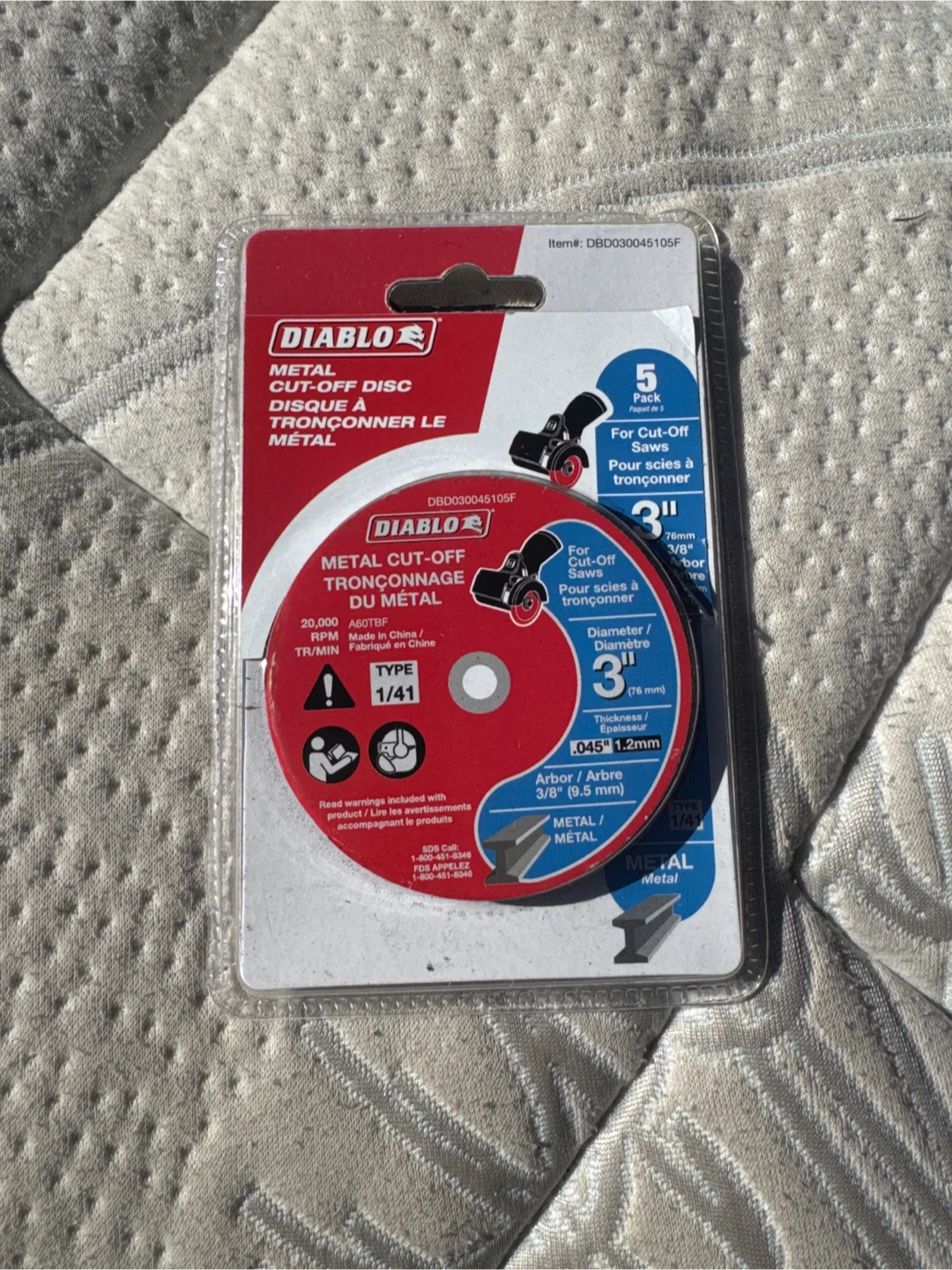 Diablo Metal Cut-Off Discs (5 Pack)