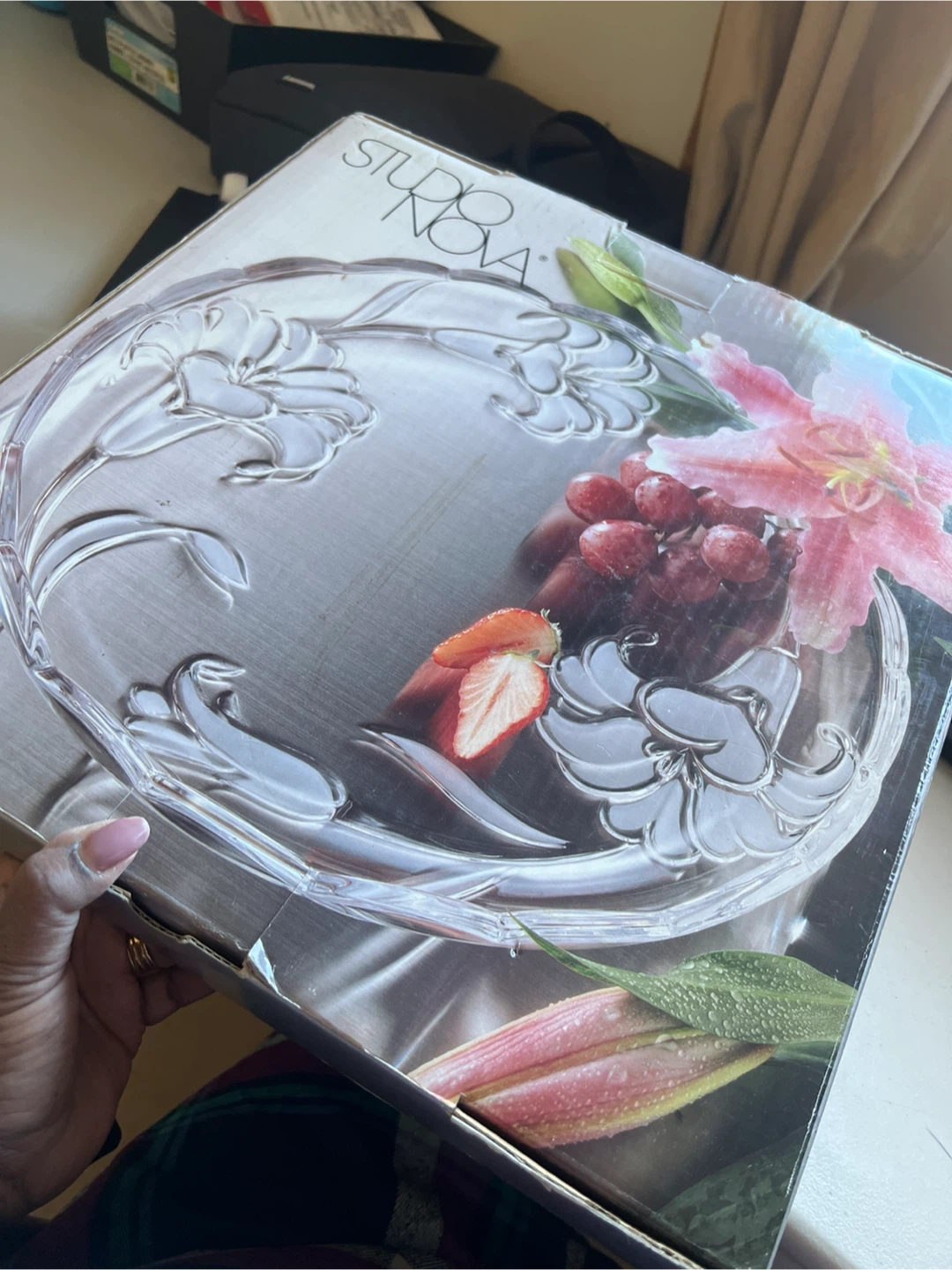 Studio Nova Crystal Serving Platter