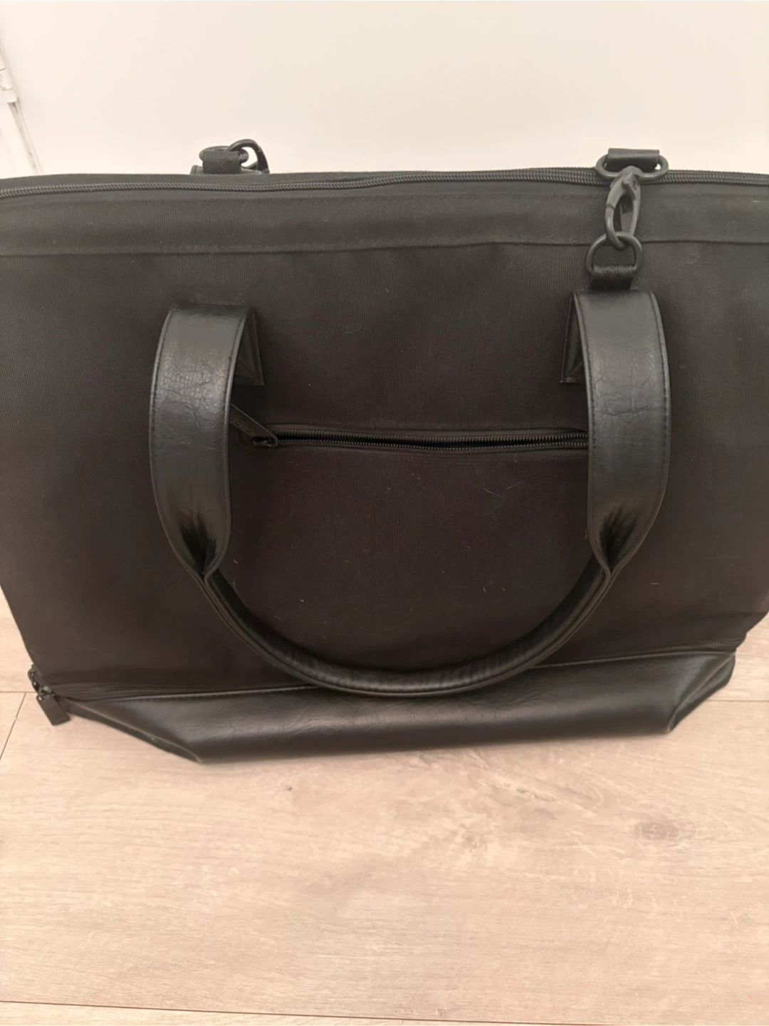 BEIS Black Weekender Bag