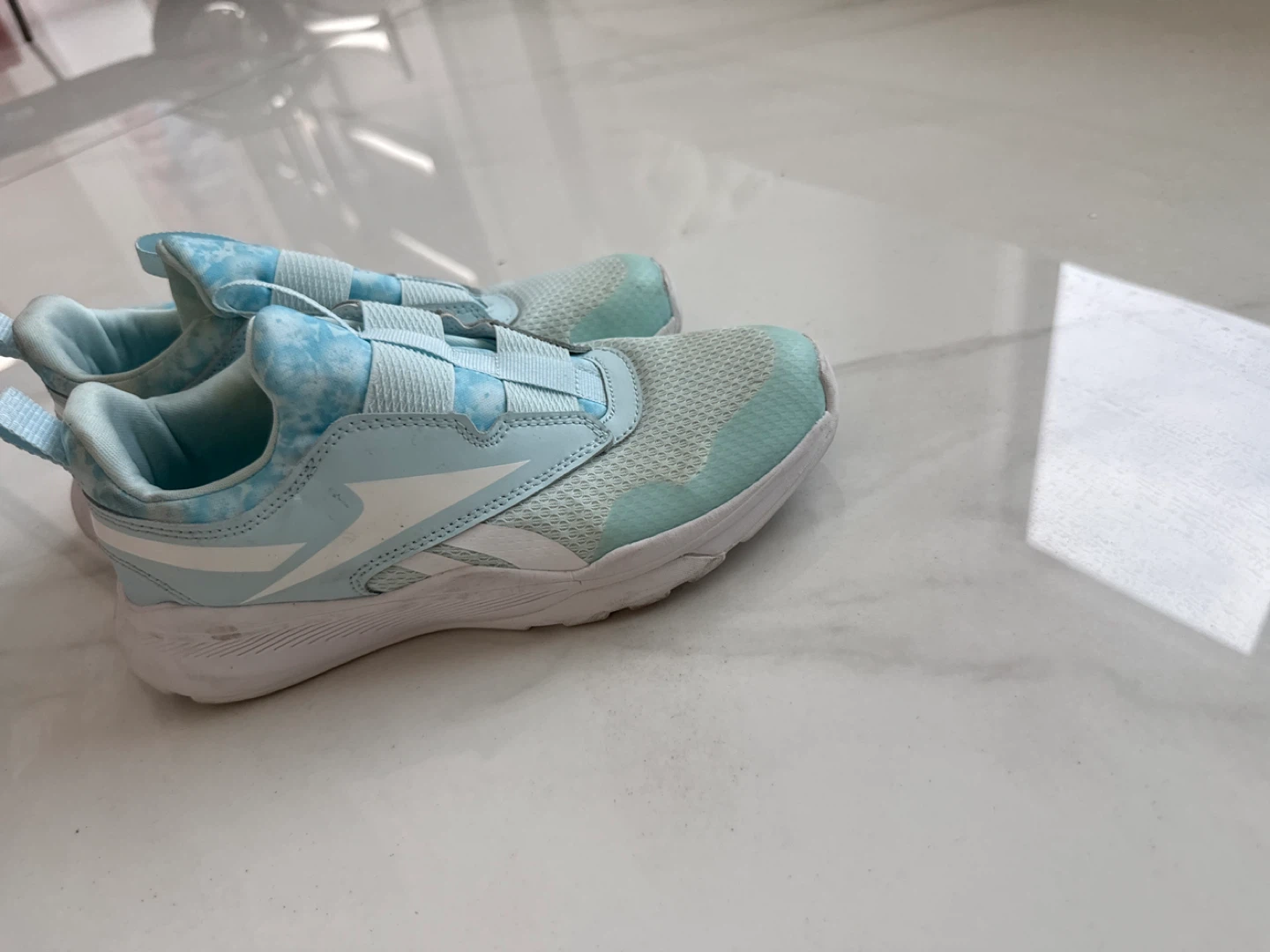 Reebok Kids Blue & White Tie-Dye Sneakers