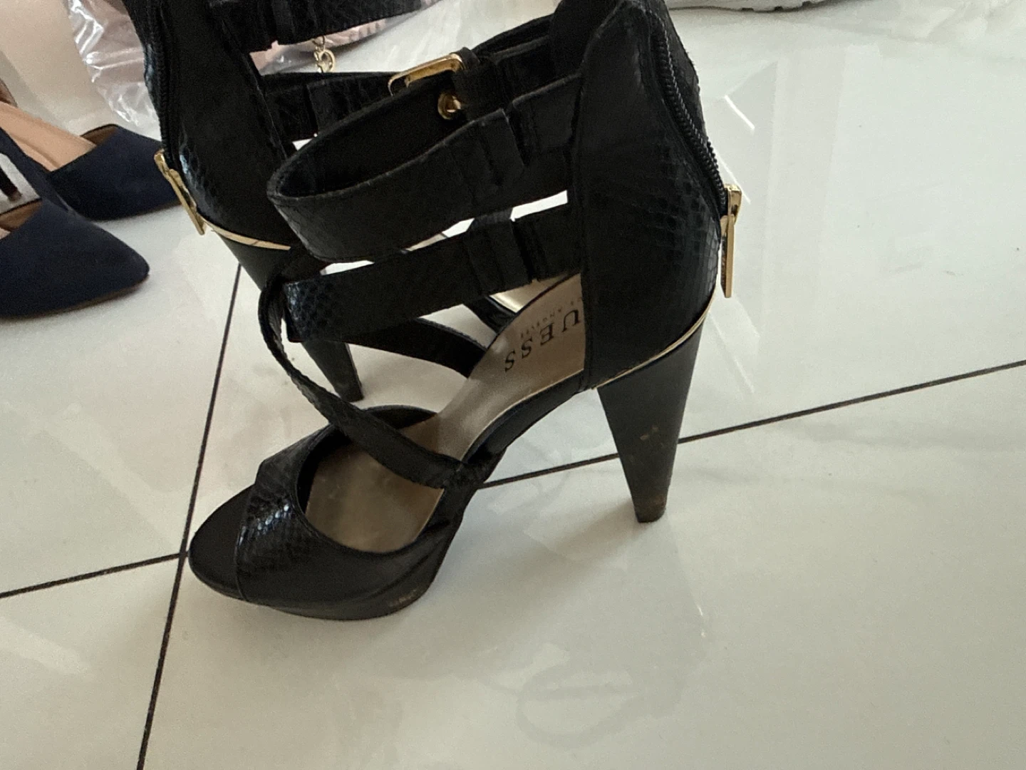 Black Guess Heels