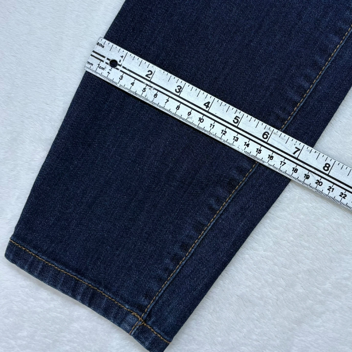 R Jeans Dark Wash Mid Rise Skinny Stretch Denim Jeans Sz 31 - photo 3
