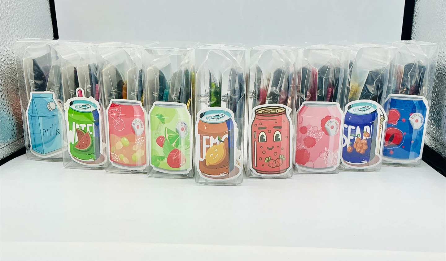 Theme Gift Boxes – Earrings, Keychain & Stickers ✨