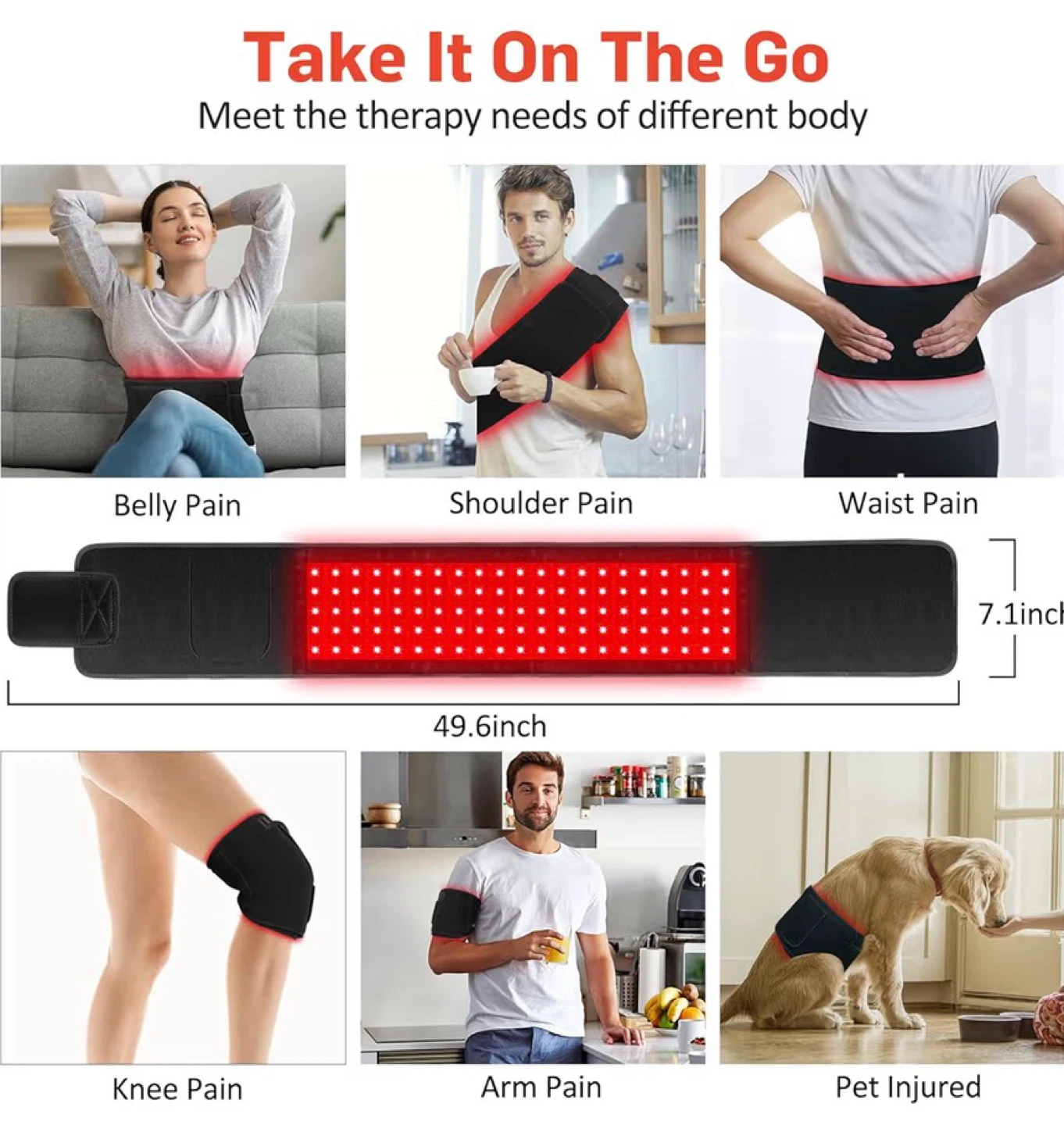 GMOWNW RED & NEAR INFRARED LIGHT THERAPY-PAD - photo 5
