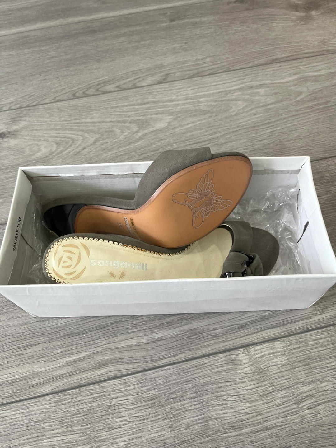 Song of Songs Grey Heels Size 37 - photo 5