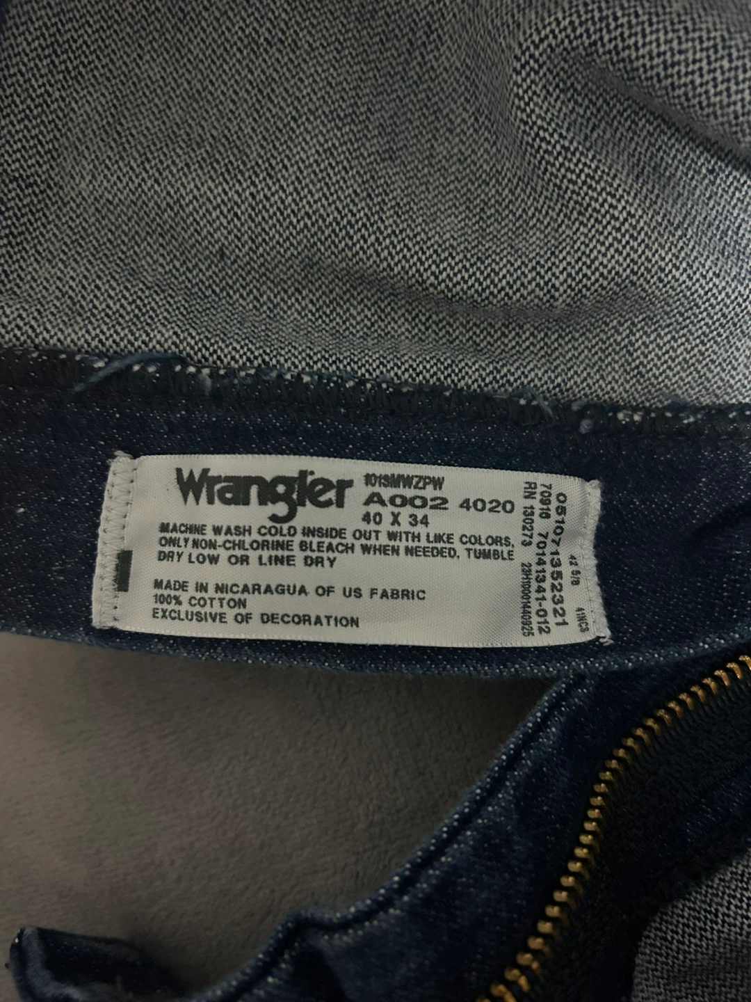 Wrangler 13MWZ 40x34 Men’s Jeans - photo 3