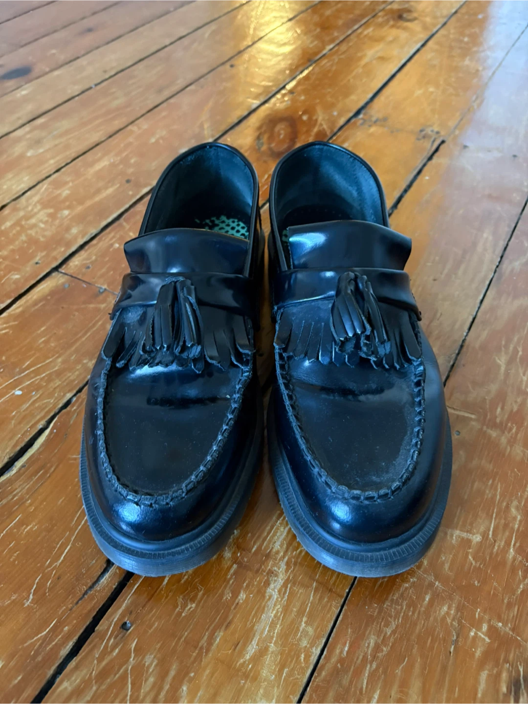Dr. Martens Black Tassel Loafers