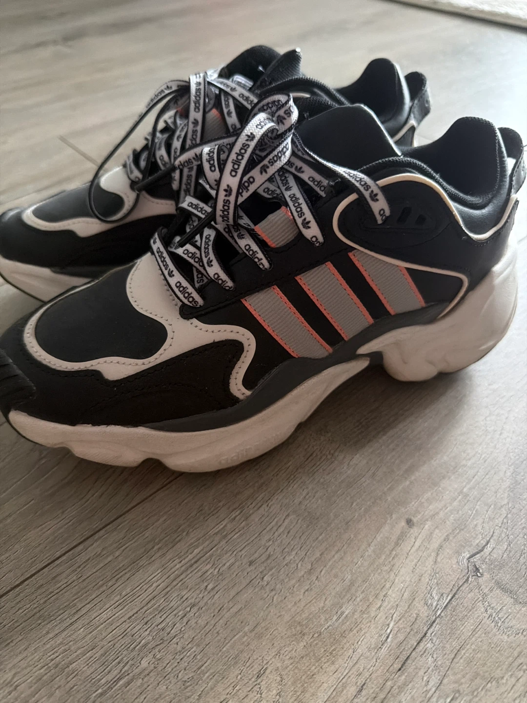 Adidas Magmur Runner W Shoes Black White Pink Size 6