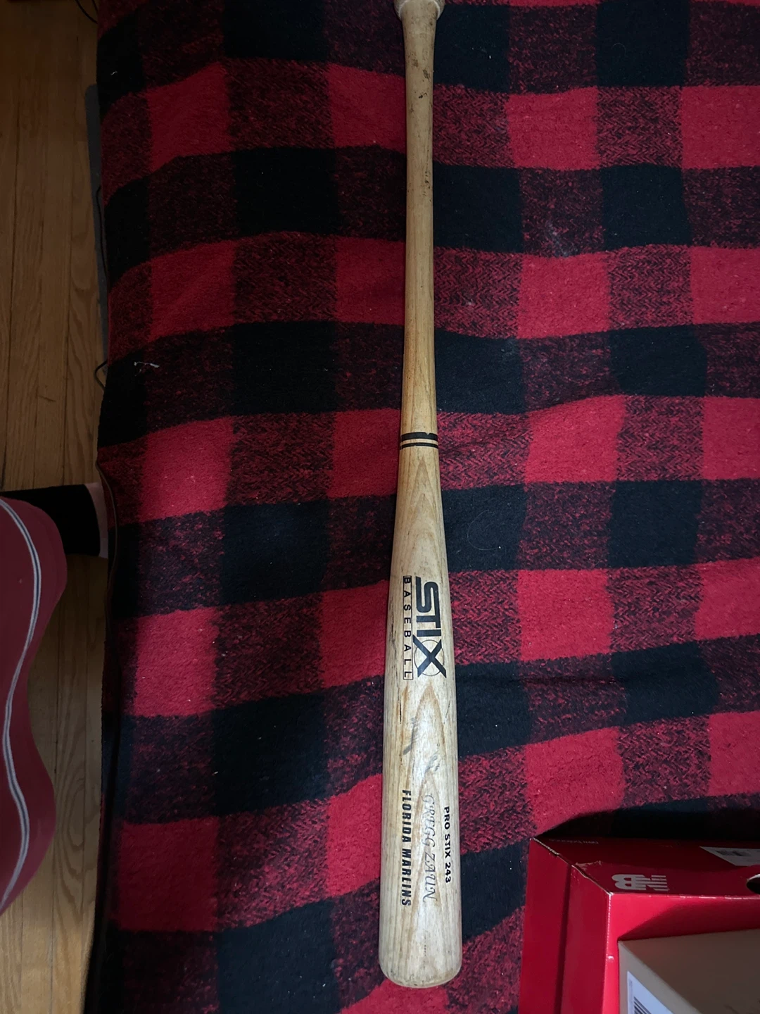 Pro Stix 243 Gregg Zaun Baseball Bat Game used - photo 2
