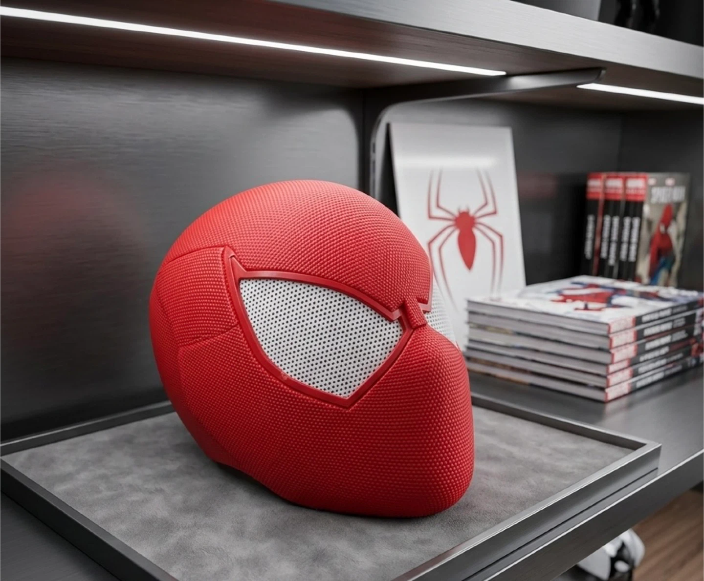 3D Printed Red Spider-Man Helmet – Magnetic Assembly!