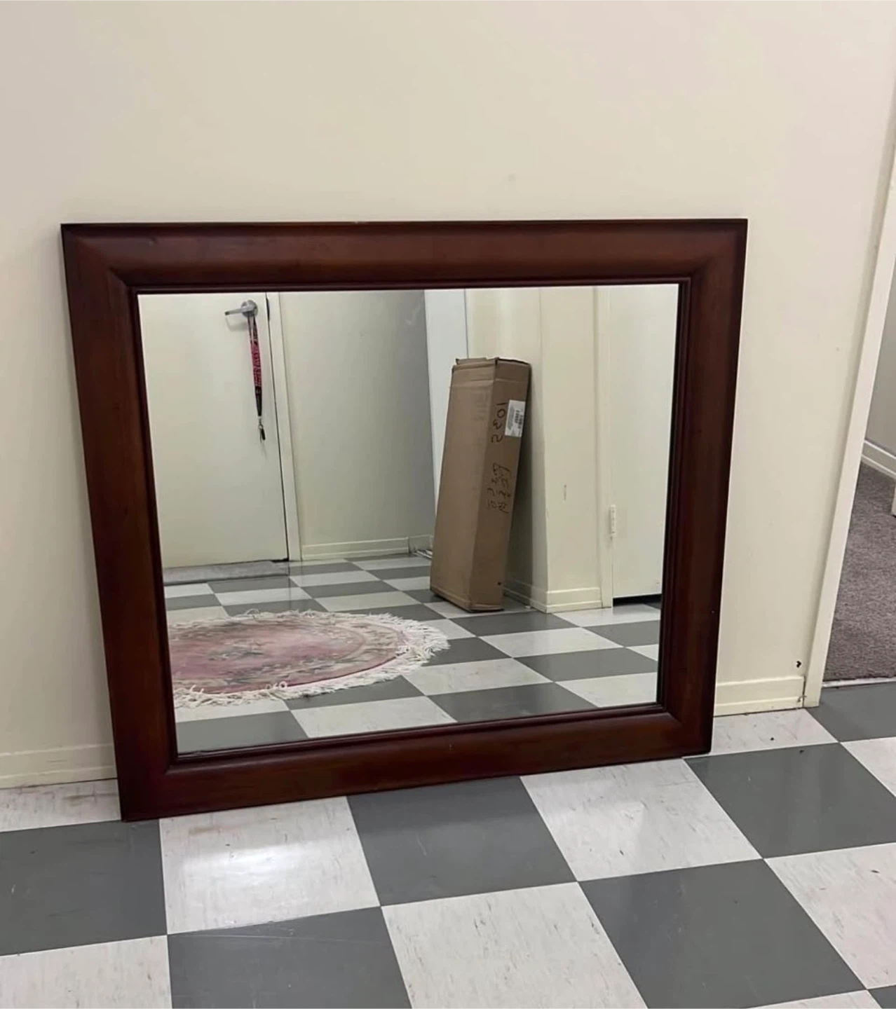 Wooden Framed Mirror