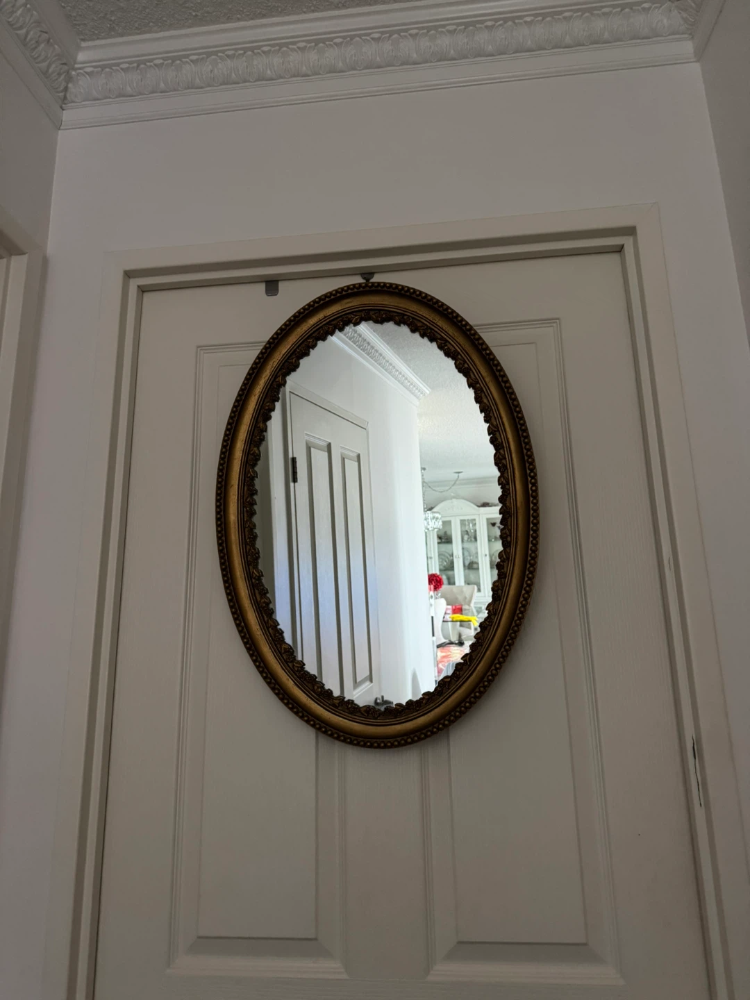 Oval Gold Mirror - photo 2