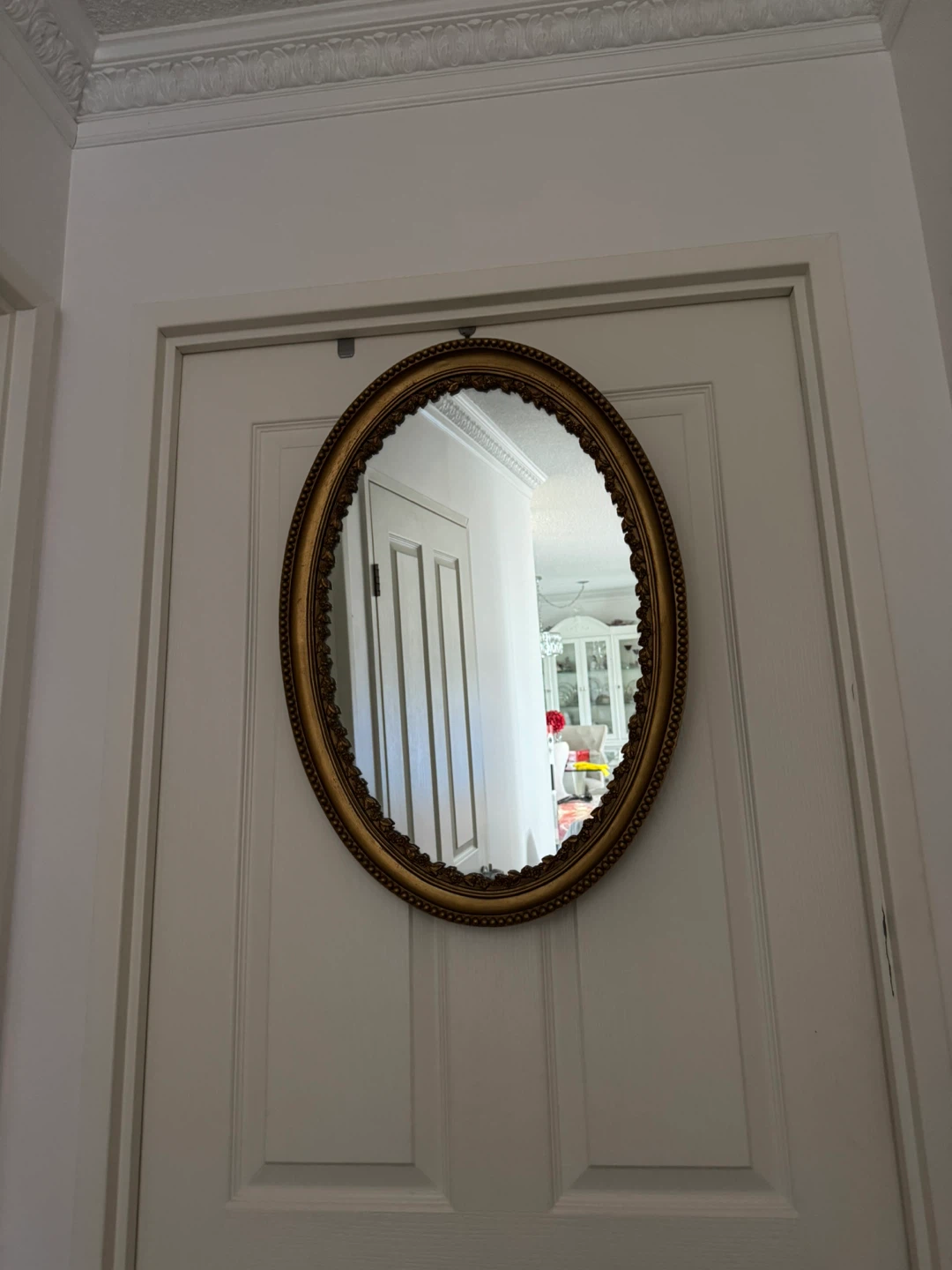 Oval Gold Mirror - photo 3