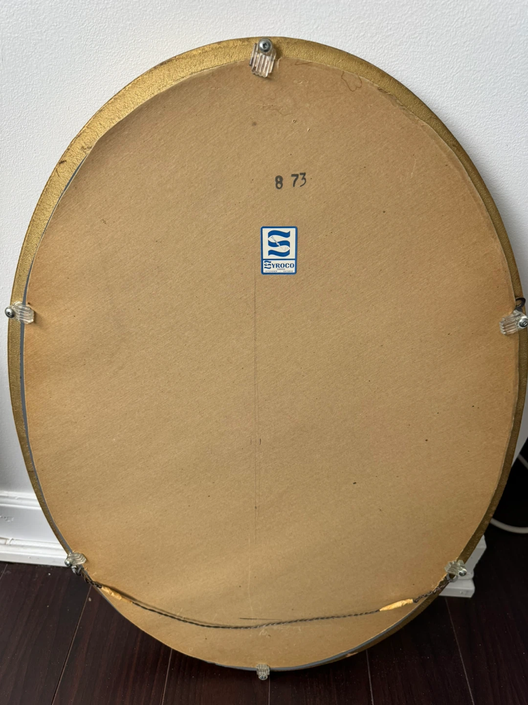 Oval Gold Mirror - photo 4
