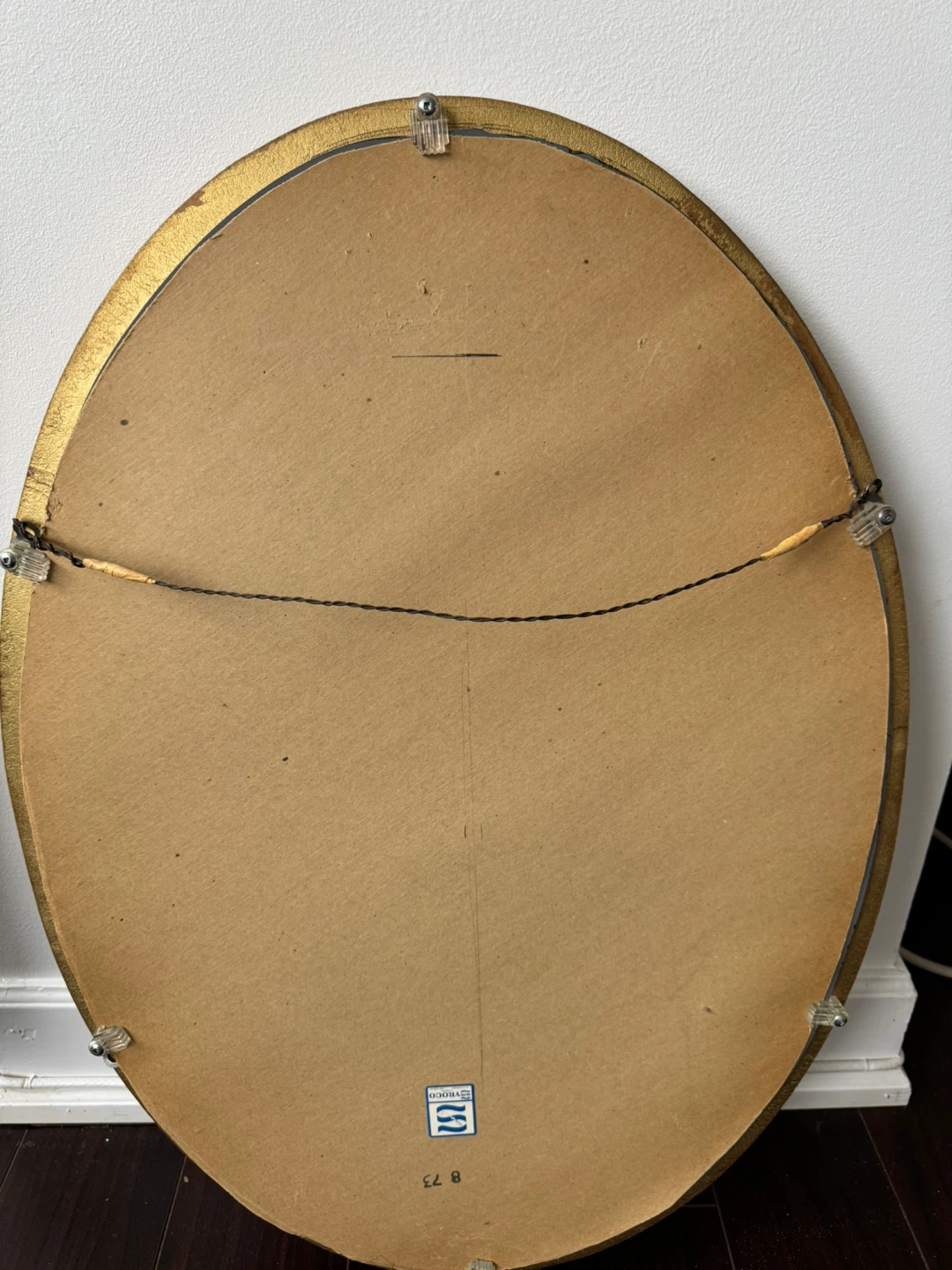 Oval Gold Mirror - photo 5