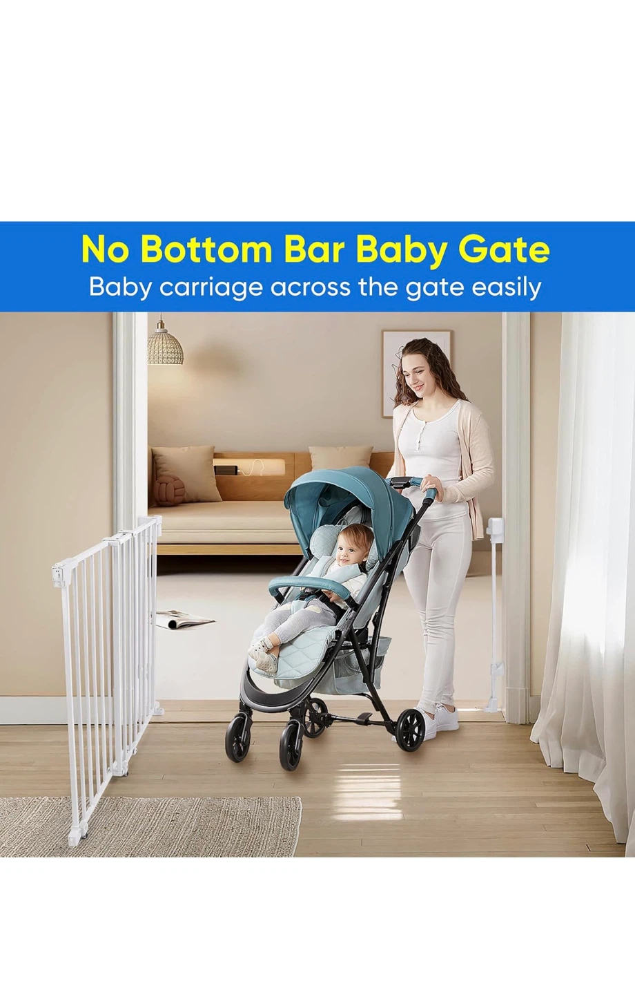 Adjustable Baby Gate 29-43 Inches - photo 3