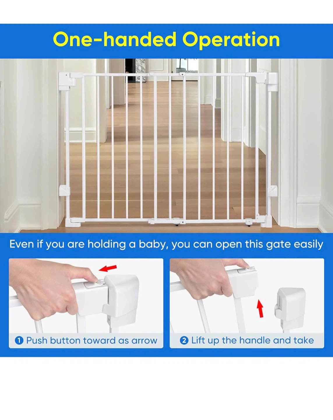 Adjustable Baby Gate 29-43 Inches - photo 4