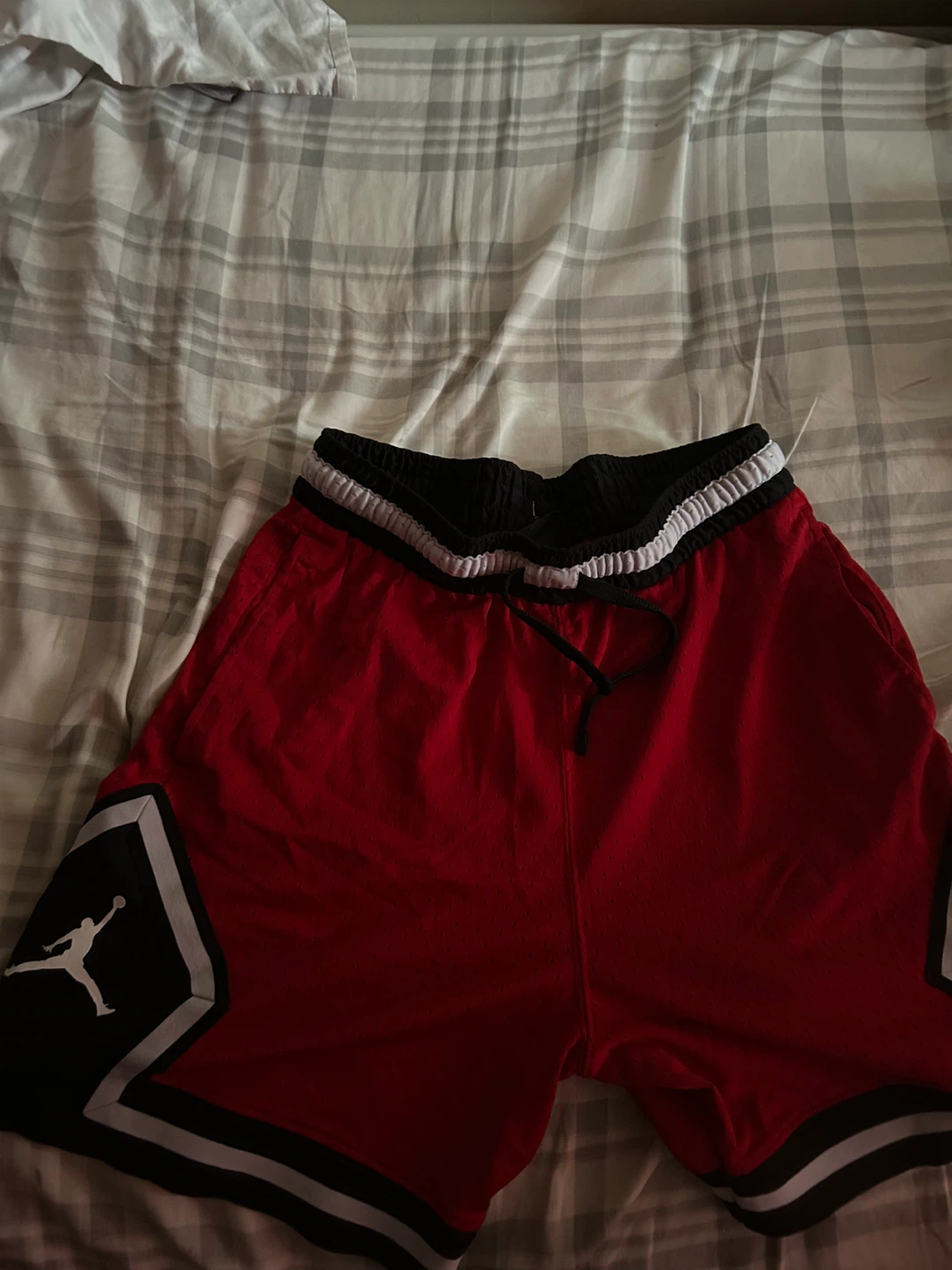 Nike Jordan Basketball Shorts Red - photo 4