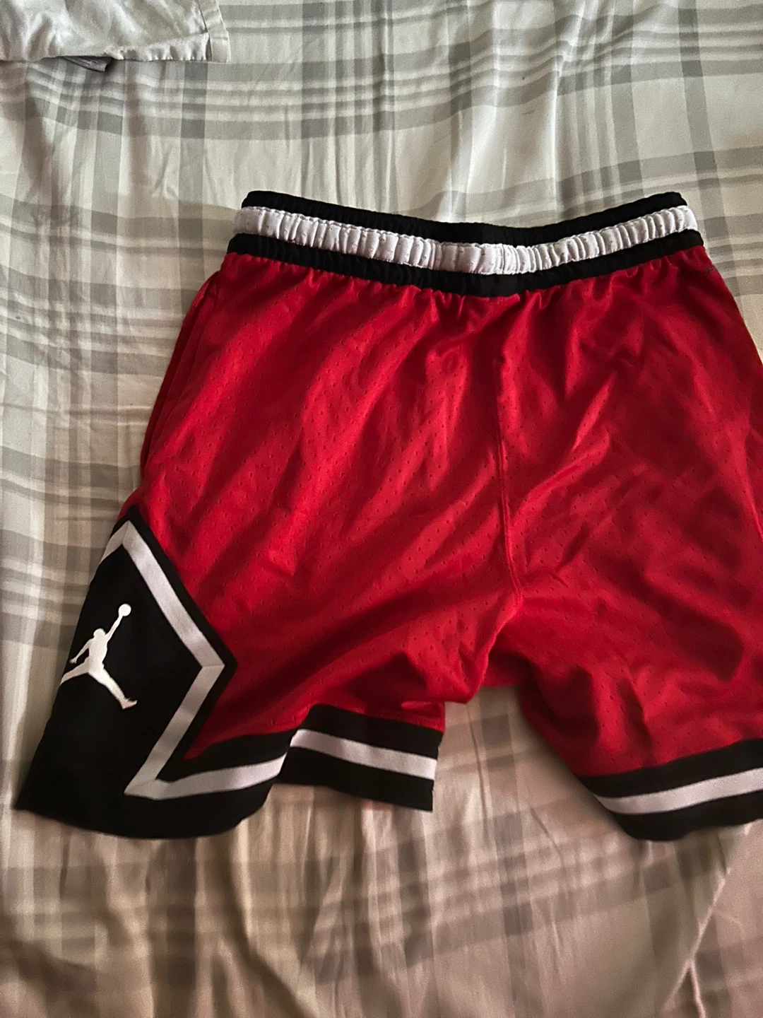 Nike Jordan Basketball Shorts Red - photo 3