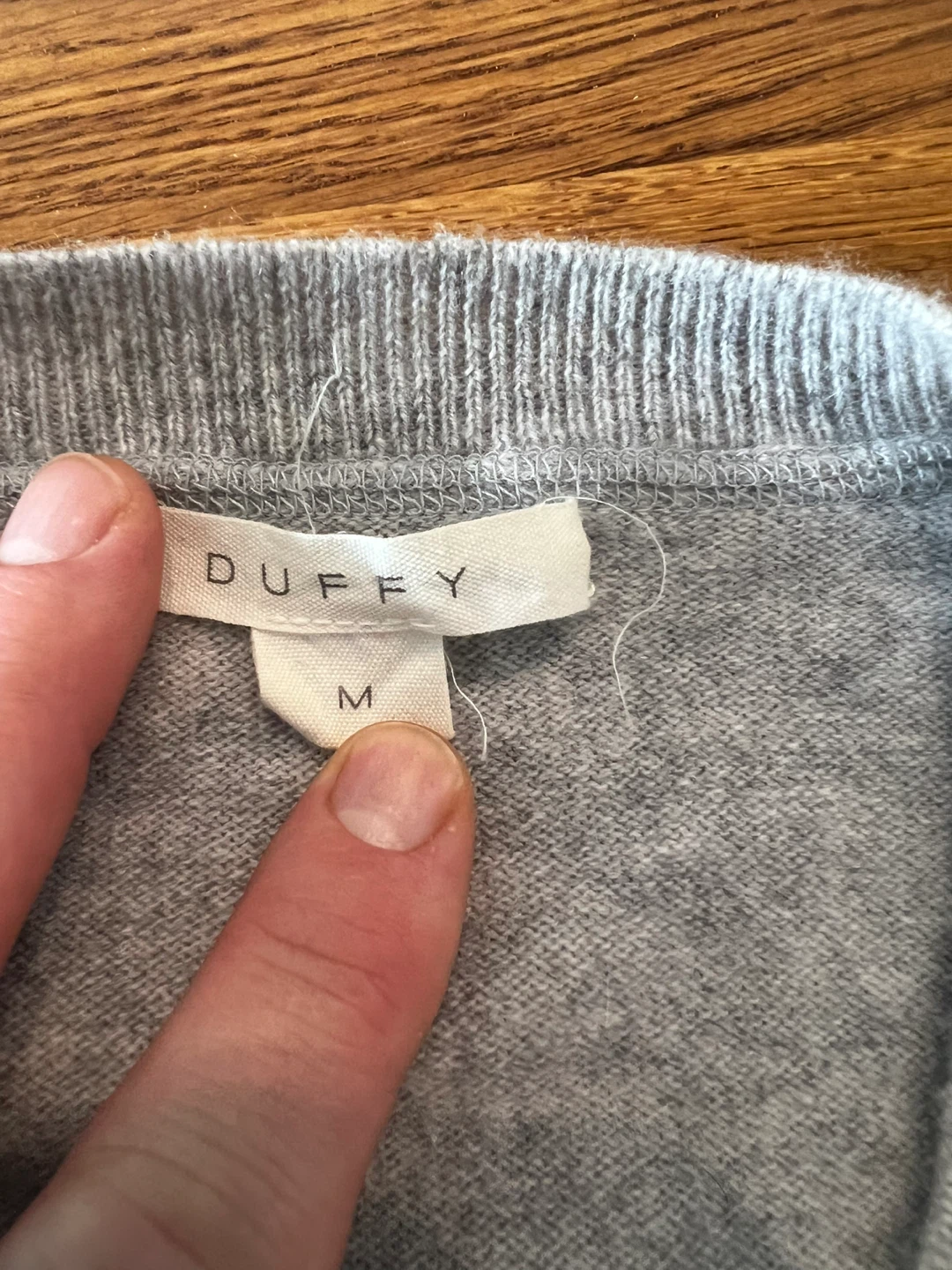 DUFFY Grey Sweater - Size M - photo 2