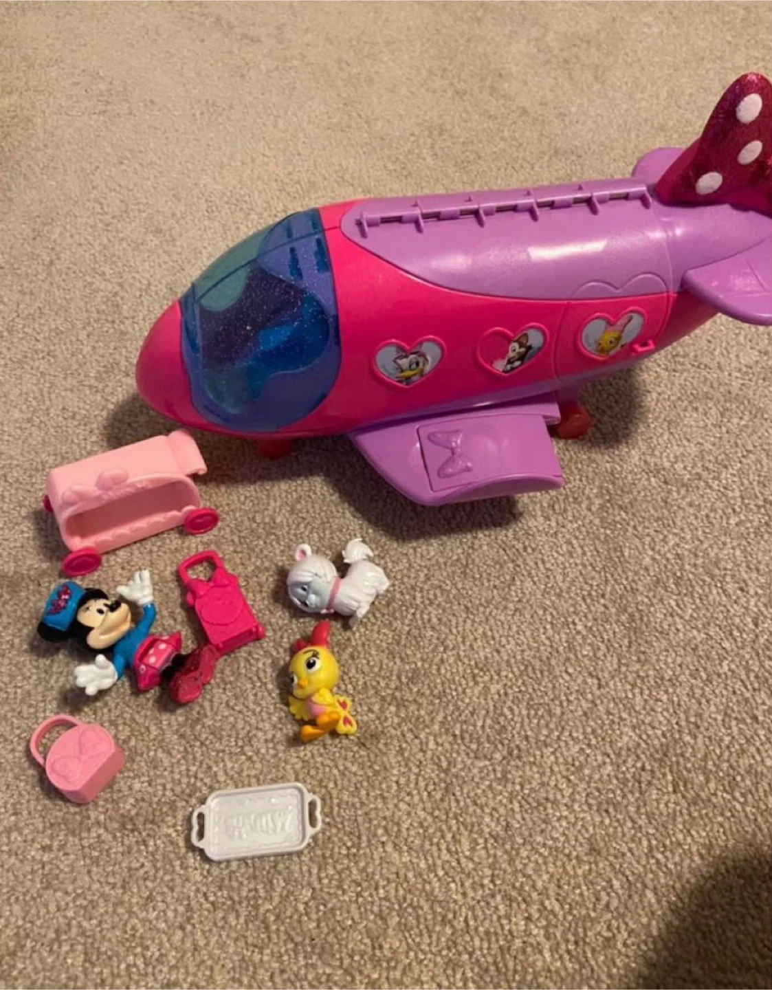 Disney Minnie Mouse Bow-Toon Plane Playset