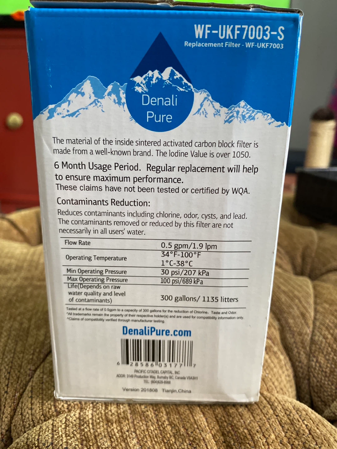 Denali Pure WF-UKF7003-S Refrigerator Water Filter - photo 2