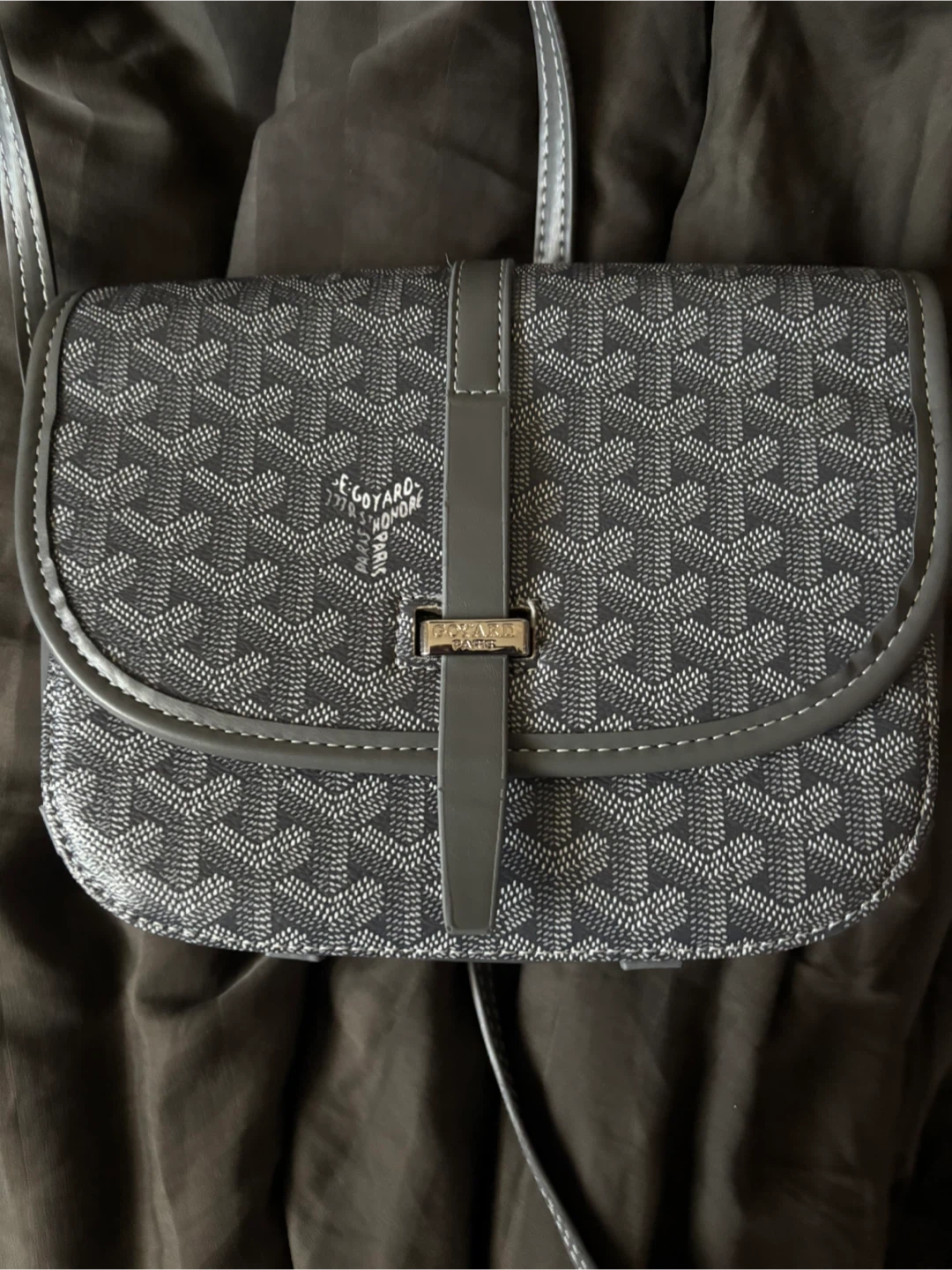 Goyard Grey side Bag