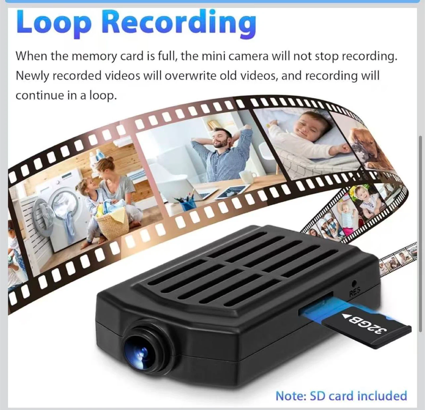 1080P HD Mini Spy Camera with Motion Detection - photo 3