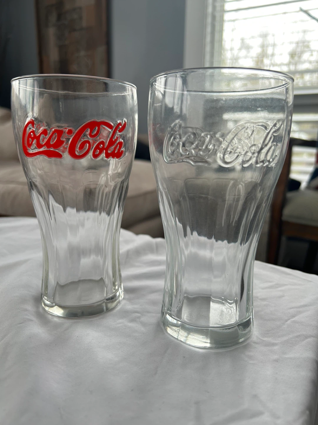Vintage Coca-Cola Glasses Set of 2