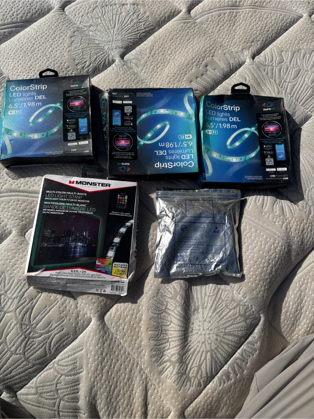 Aura LED ColorStrip and Monster Basics LED Light Strips