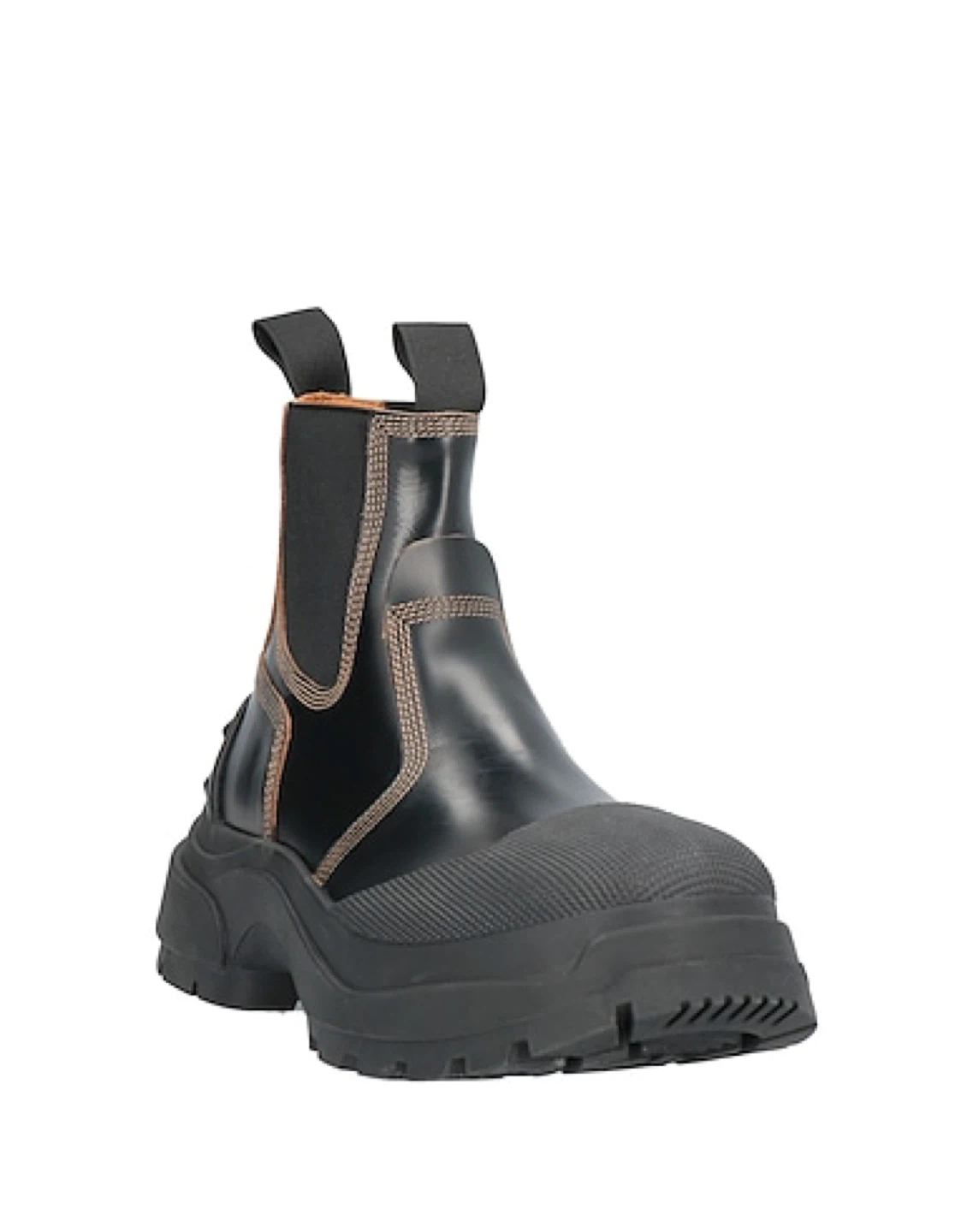 Maison Margiela Black Leather Ankle Boots