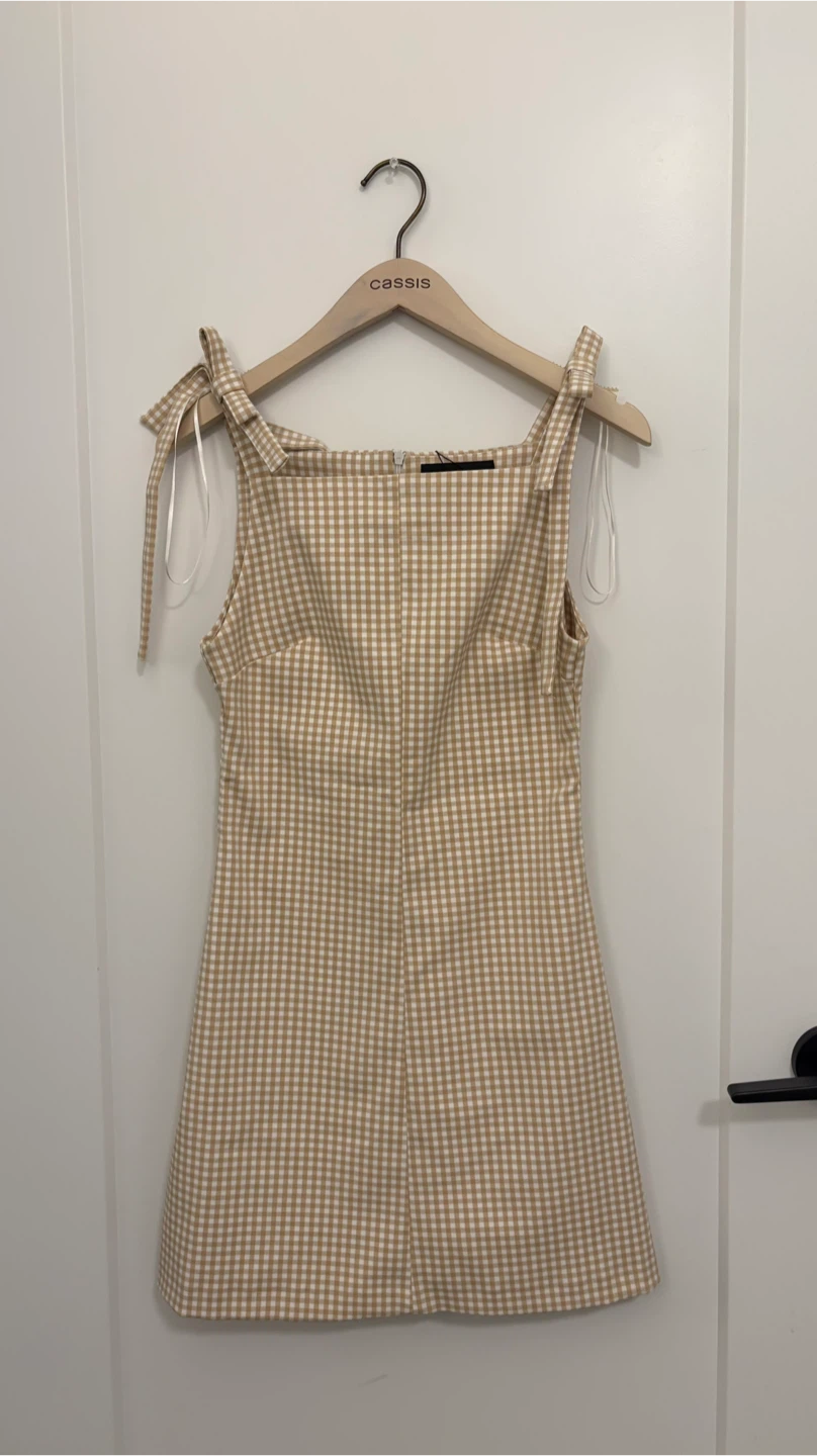 Zara Gingham Dress - Size XS