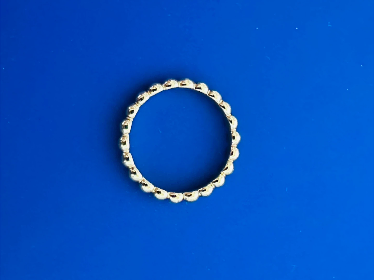 Mejuri Metallic Sphere Ring size 7 - 18k Gold Vermeil $80 - photo 4