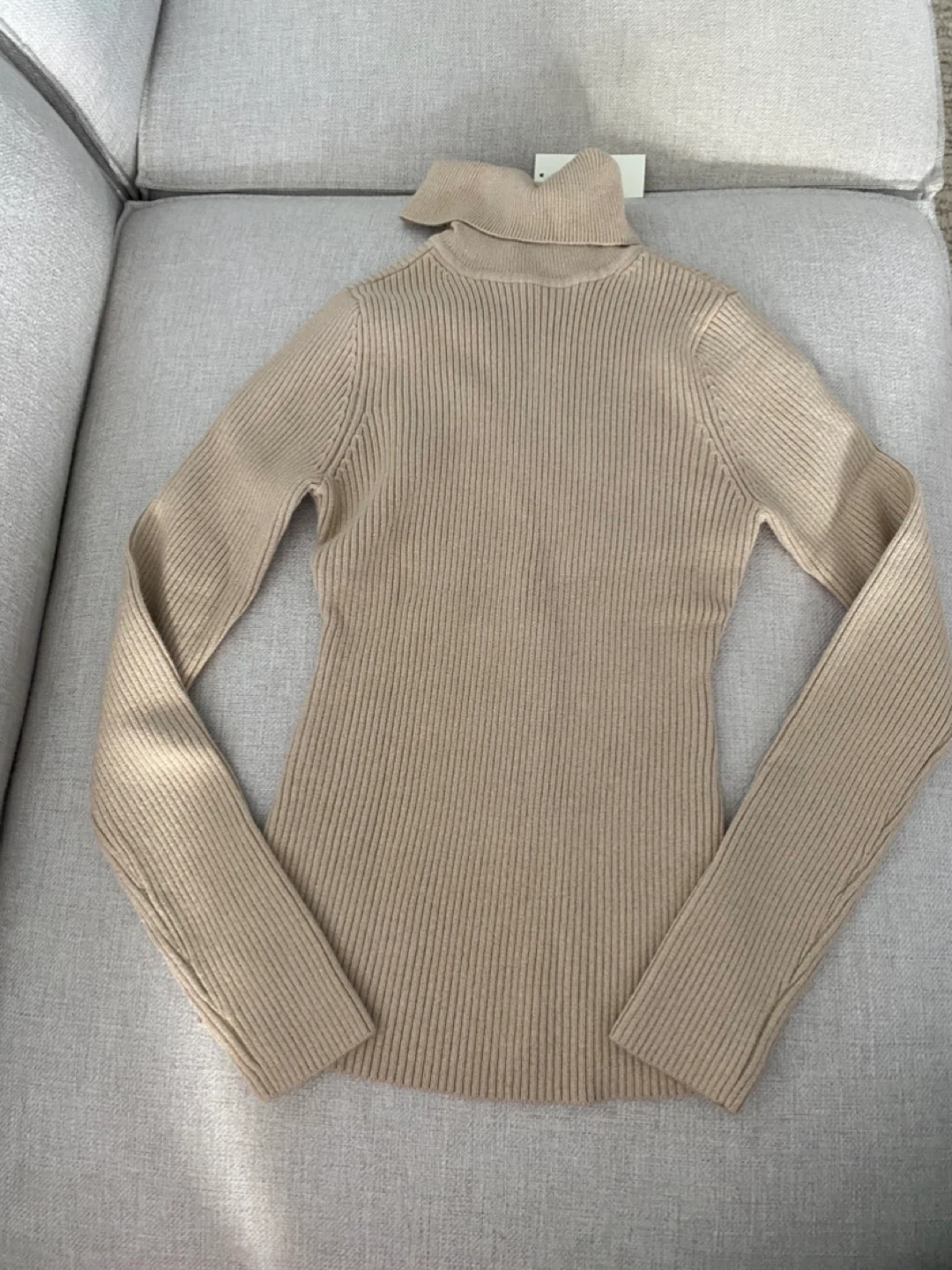 Abercrombie & Fitch Ribbed Turtleneck Sweater - XS