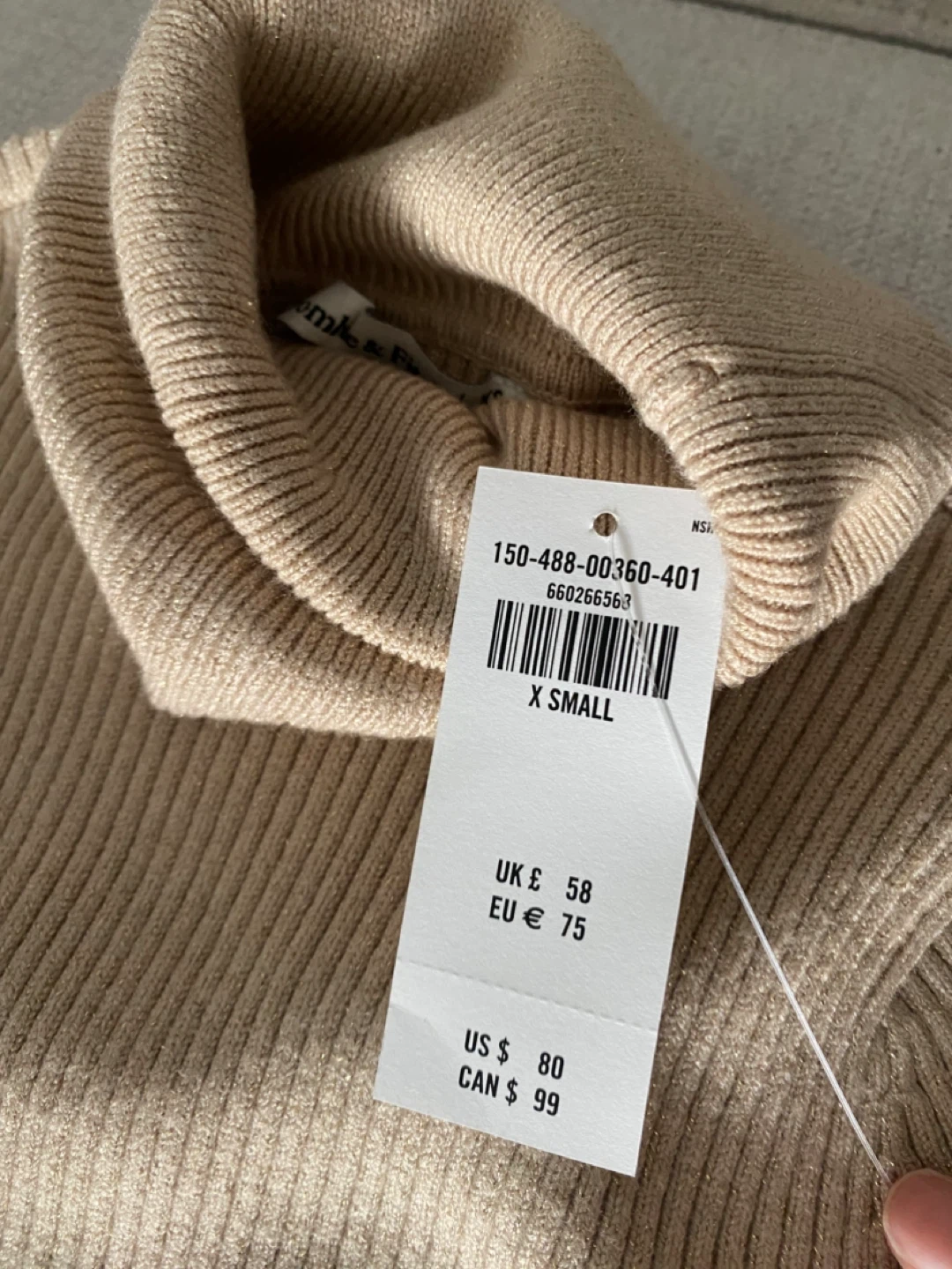Abercrombie & Fitch Ribbed Turtleneck Sweater - XS - photo 2