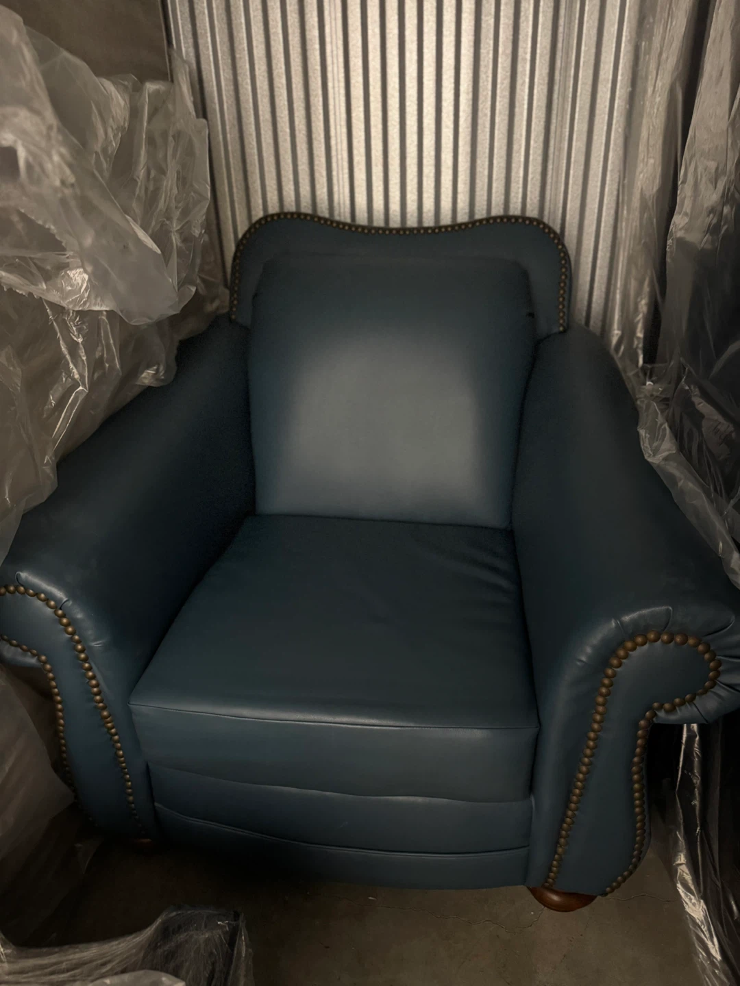 Blue Accent Armchair - photo 3