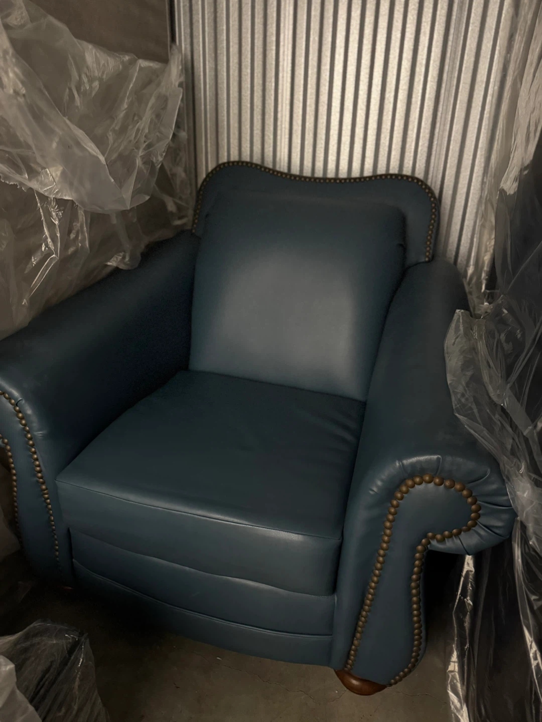 Blue Accent Armchair