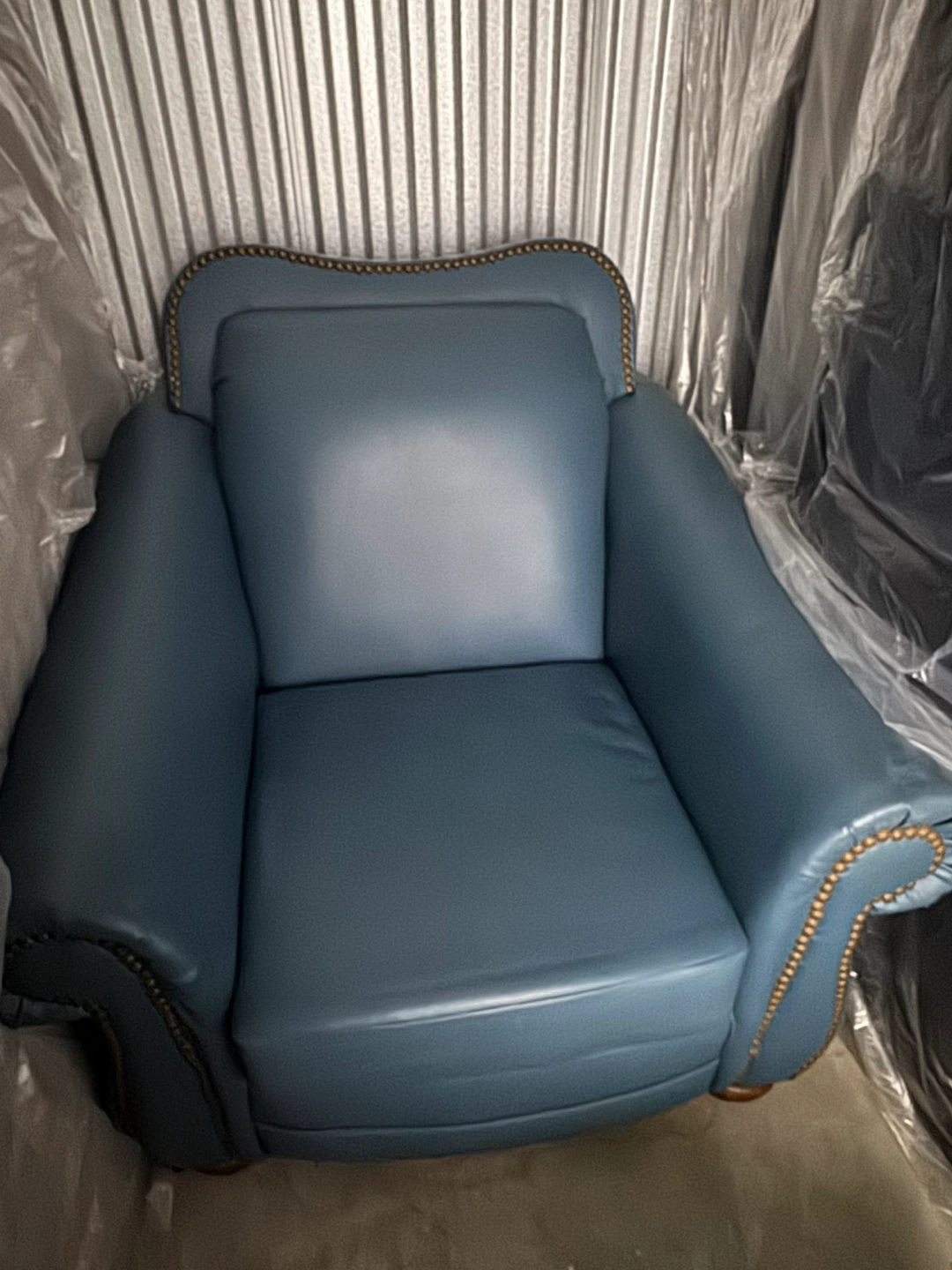 Blue Accent Armchair - photo 2
