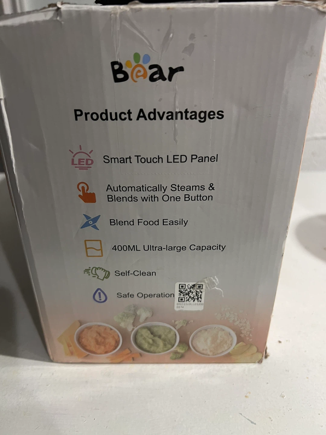 Bear Baby Food Maker SJJ-R03B5-WHITE - photo 2