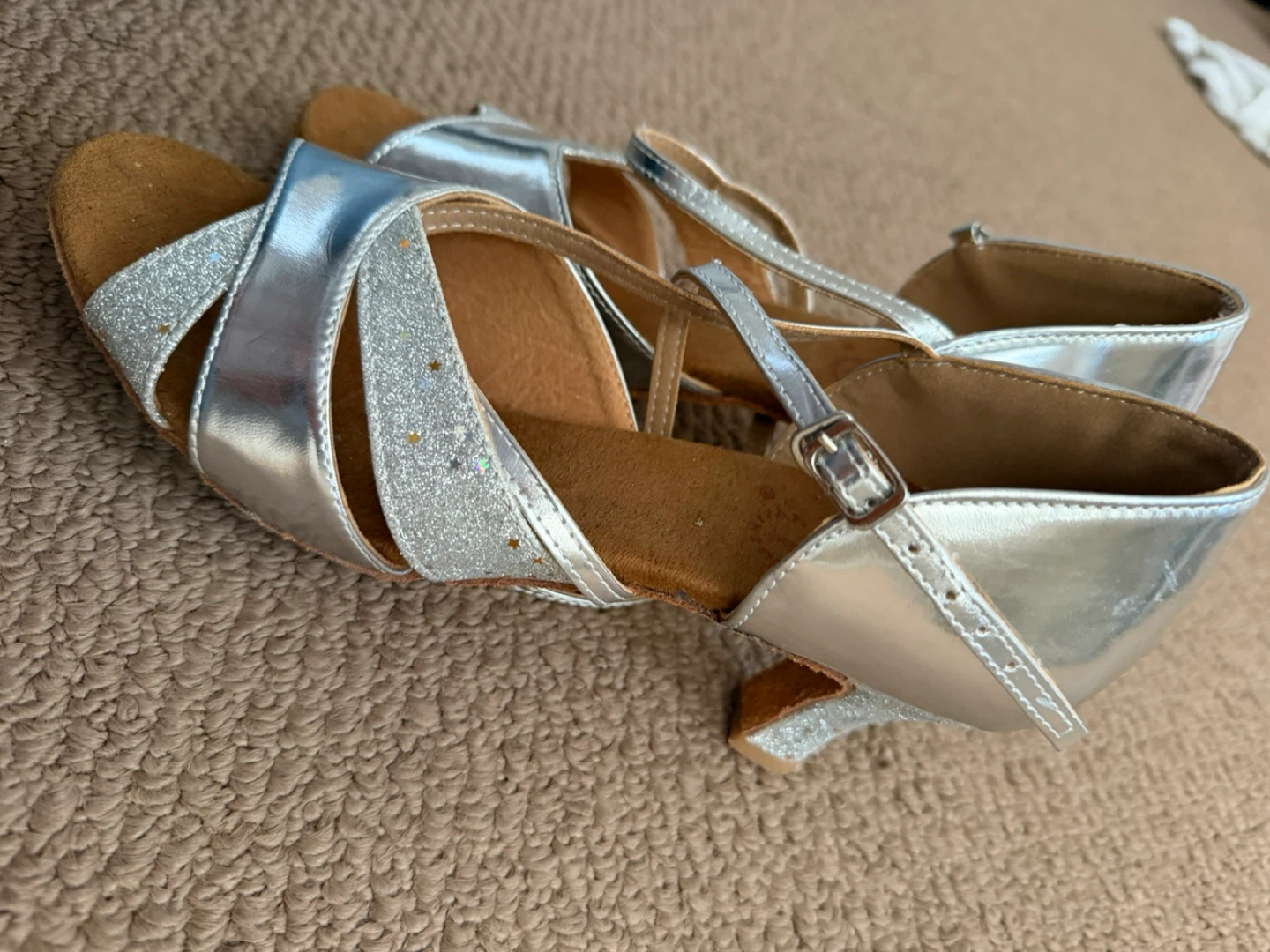 Silver Dance Shoes Size 38 - photo 2