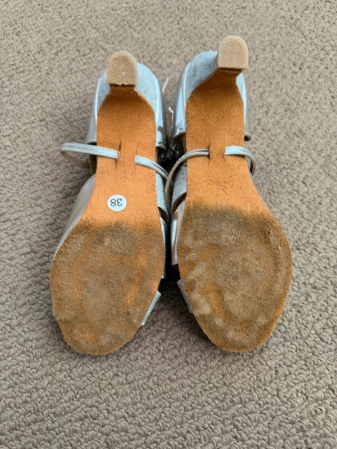 Silver Dance Shoes Size 38 - photo 3
